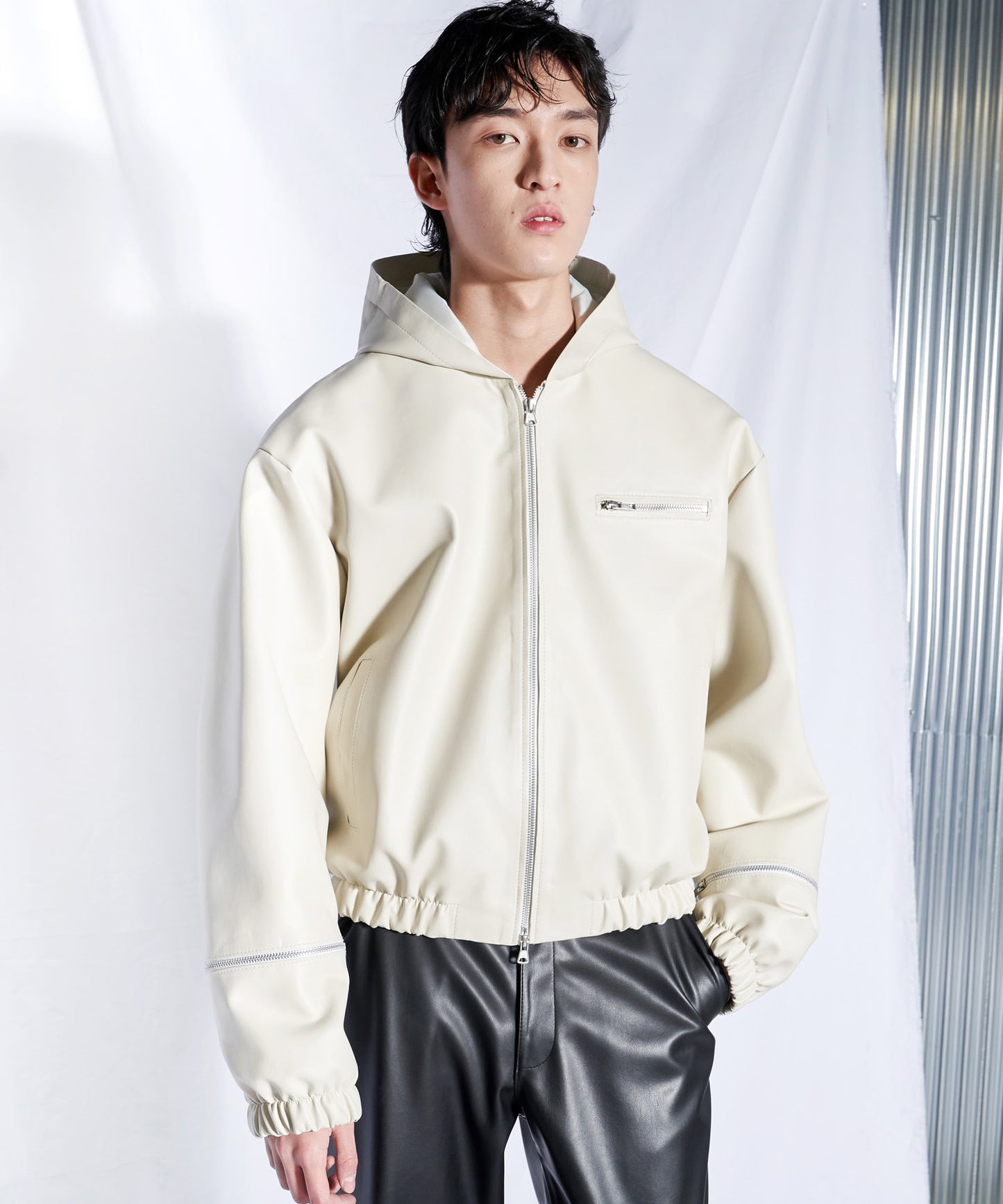 레더 윈드 블록 (크림)