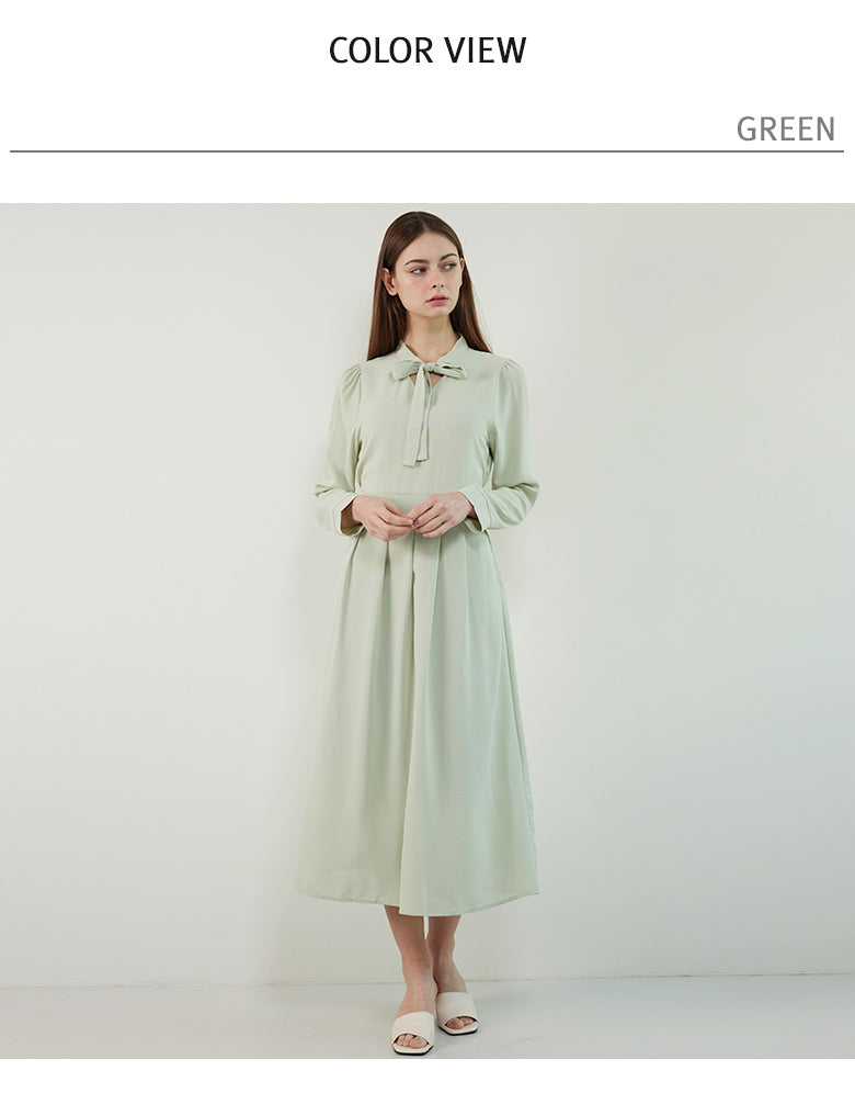 OK_아나카프리 넥 리본 원피스_CPS3SOP028A
